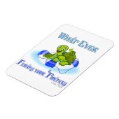 Wat ook drijft je schildpadden 3 magneet (Linkerzijde)