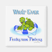 Wat ook drijft je schildpadden 3 magneet (Voorkant)