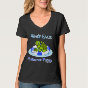 Wat ook drijft je schildpadden 3 t-shirt