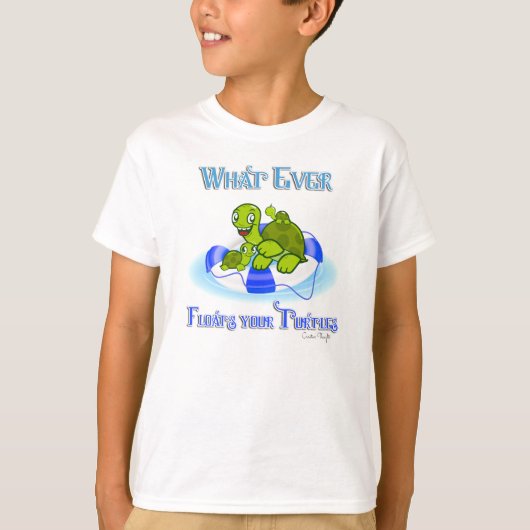 Wat ook drijft je schildpadden 3 t-shirt (Voorkant)