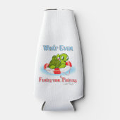 Wat ook drijft jullie schildpadden 2 flesjeskoeler (Voorkant)