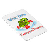 Wat ook drijft jullie schildpadden 2 magneet (Rechterzijde)