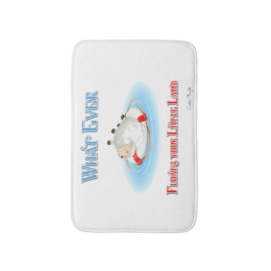 Wat ook drijft op je kleine lampje badmat (Voorkant Verticaal)