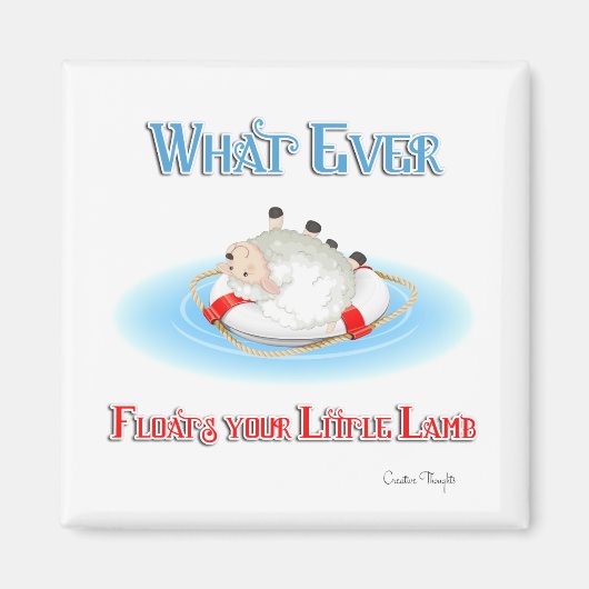 Wat ook drijft op je kleine lampje magneet (Voorkant)