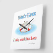 Wat ook drijft op je kleine lampje vierkante klok (Hoek)