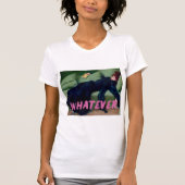 Wat ook maar Roze Graffiti Shirt, Gewijzigde Kunst T-shirt (Voorkant)