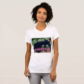 Wat ook maar Roze Graffiti Shirt, Gewijzigde Kunst T-shirt (Voorkant volledig)