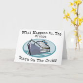 Wat op de Cruise gebeurt Kaart (Gele Bloem)