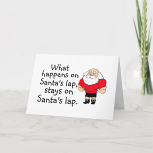 Wat op de Verblijven van de Overlapping Santas op Feestdagen Kaart