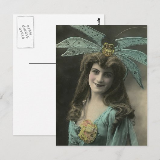 Wat op haar hoofd briefkaart (Voorkant / Achterkant)