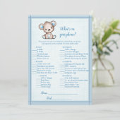 Wat op je telefoon is een bruine Beer Kaart (Staand voorkant)