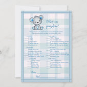 Wat op je telefoon is Grijze Beer-padspel Kaart (Voorkant)