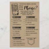 Wat op uw Spel van het Vrijgezellenfeest van de Te Flyer (Voorkant)