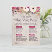 Wat op Uw Spel van het Vrijgezellenfeest van het R Kaart (Staand voorkant)