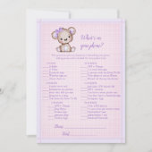 Wat op uw telefoon Paars de Kaart van het Spel van (Voorkant)