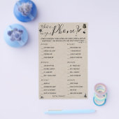 Wat op uw Telefoon | Shower Game Kaart (Enkel)