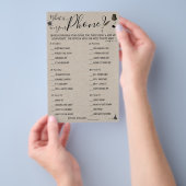 Wat op uw Telefoon | Shower Game Kaart (Hand)