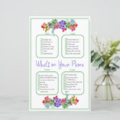 Wat op uw telefoon Succulent Baby shower Game is (Staand voorkant)