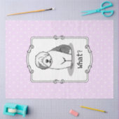 Wat? Oud Engels Sheepdog (Grey 1) Funny Tissuepapier (Craft)