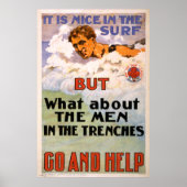 Wat over de Mannen in de Trenches (canvas) Poster (Voorkant)
