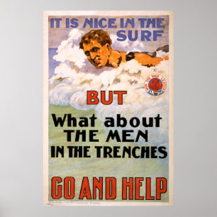 Wat over de Mannen in de Trenches (canvas) Poster