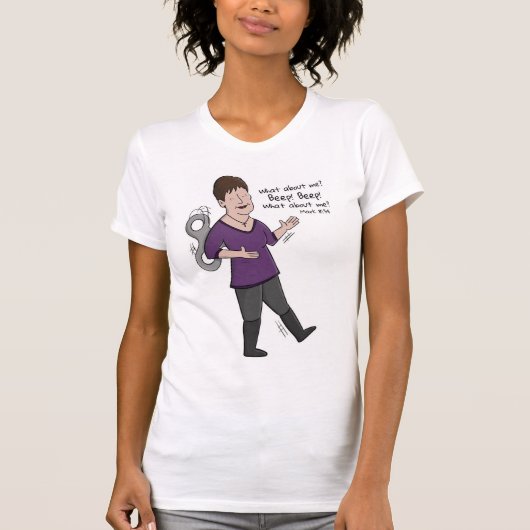 Wat over mij Robot T-shirt (Voorkant)