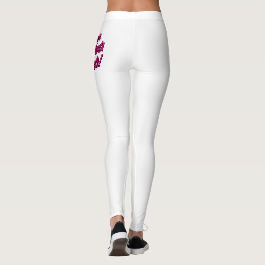 Wat papa ook wil, papa krijgt Shirt van Ja papa Leggings (Achterkant)