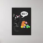 WAT ! Pasen Kat Canvas Afdruk (Voorkant)