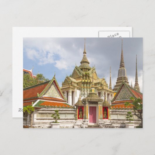 Wat Pho, Bangkok, Thailand Briefkaart (Voorkant / Achterkant)
