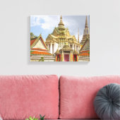 Wat Pho, Bangkok, Thailand Canvas Afdruk (Insitu (Woonkamer))