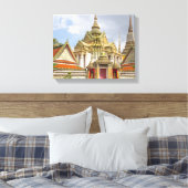 Wat Pho, Bangkok, Thailand Canvas Afdruk (Insitu (Slaapkamer))