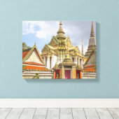 Wat Pho, Bangkok, Thailand Canvas Afdruk (Insitu (Houten vloer))