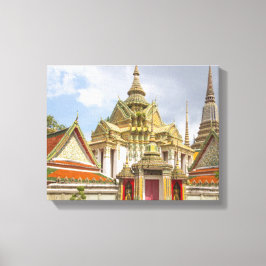 Wat Pho, Bangkok, Thailand Canvas Afdruk