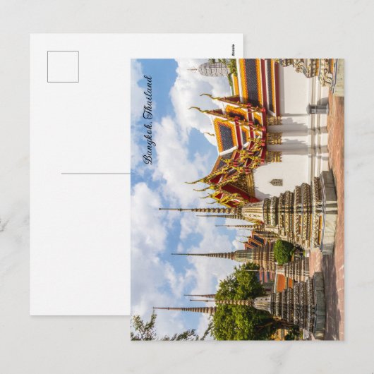 Wat Pho, Bangkok, Thailand Feestdagenkaart (Voorkant / Achterkant)