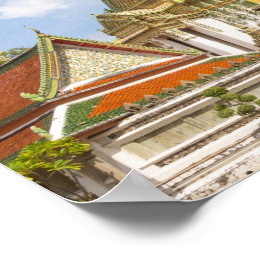 Wat Pho, Bangkok, Thailand Poster (Hoek)