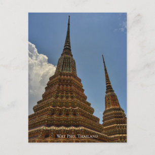 Wat Pho Stupa Pagode Tempel Thailand Reizen Briefkaart