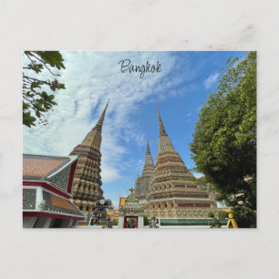 Wat Pho Stupas Bangkok Briefkaart