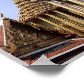 Wat Phra Kaew - Sacred Buddhist Temple - Thailand Poster (Hoek)