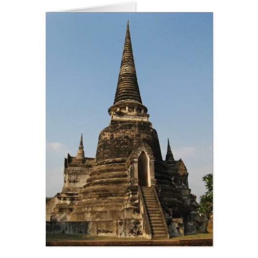 Wat Phra Si Sanphet ... Ayutthaya, Thailand Kaart (Voorkant)