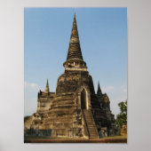 Wat Phra Si Sanphet ... Ayutthaya, Thailand Poster (Voorkant)