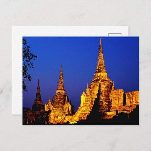 Wat Phra Si Sanphet Briefkaart (Voorkant / Achterkant)