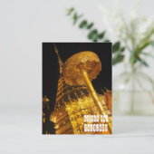 Wat Phra That Doi Suthep Chiang Mai bij nacht Briefkaart (Staand voorkant)