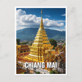 Wat Phrathat Doi Suthep Chiang Mai Thailand Briefkaart