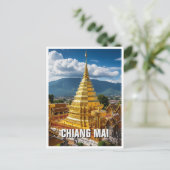 Wat Phrathat Doi Suthep Chiang Mai Thailand Briefkaart (Staand voorkant)