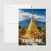 Wat Phrathat Doi Suthep Chiang Mai Thailand Briefkaart (Voorkant / Achterkant)