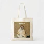 "Wat?" Prairie Dog Totebag Tote Bag (Voorkant)