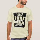 Wat Punk is dan de openbare bibliotheek T-shirt (Voorkant)