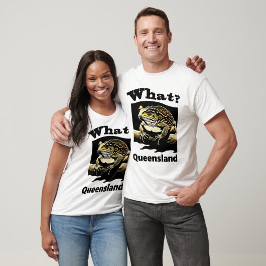 Wat? Queensland Cane Toad T-shirt (Unisex)