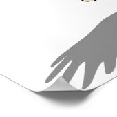 Wat...? Rabbit Cartoon Poster (Hoek)