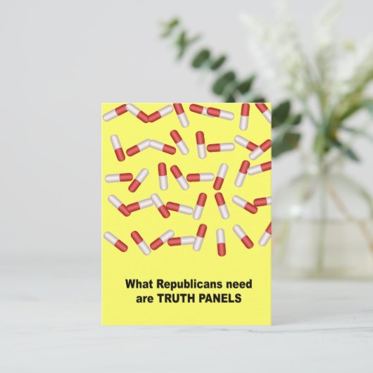 Wat Republikeinen nodig hebben zijn waarheidsborde Briefkaart (Staand voorkant)